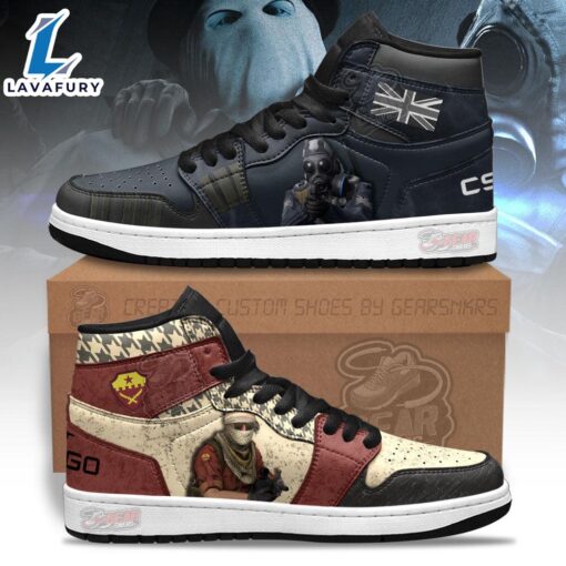 Terrorist vs Terrorist Counter-Strike Skins Shoes Custom For Fans