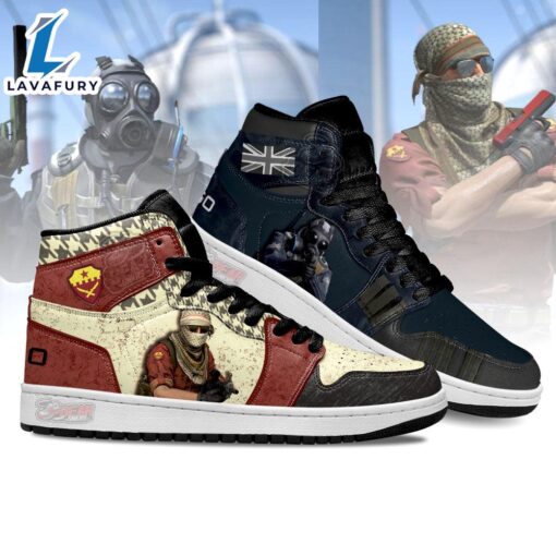 Terrorist vs Terrorist Counter-Strike Skins Shoes Custom For Fans