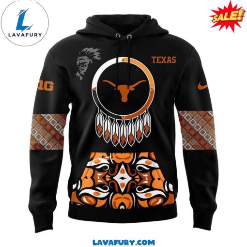 Texas Longhorns 2024 Native American Heritage Month Premium Limited Pullover Hoodie