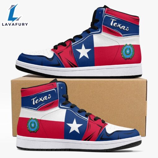 Texas State Flag JD1 Sneakers Custom Country