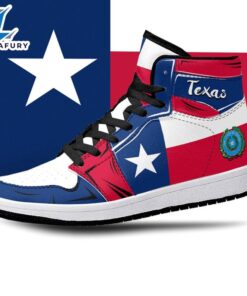 Texas State Flag JD1 Sneakers Custom Country