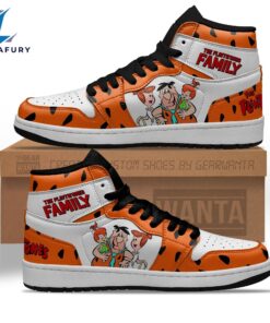 The Flintstones Family J1 Sneakers Custom Shoes