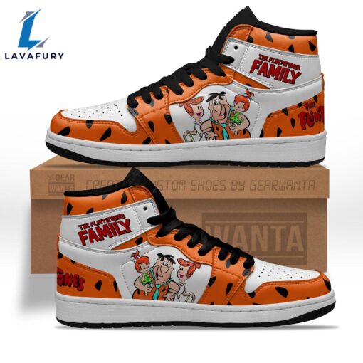 The Flintstones Family J1 Sneakers Custom Shoes