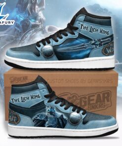 The Lich King World of Warcraft Shoes Custom For Fans