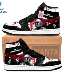 The Mandalorian J1 Shoes Custom Star Wars Sneakers