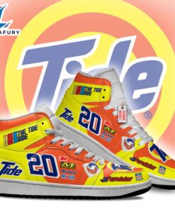 The Tide Ride J1 Shoes Custom #20 Car Race Sneakers For Fans