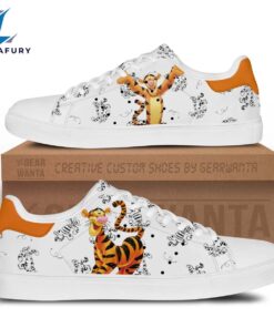 Tigger Cartoon Stan Smith Shoes For Kid