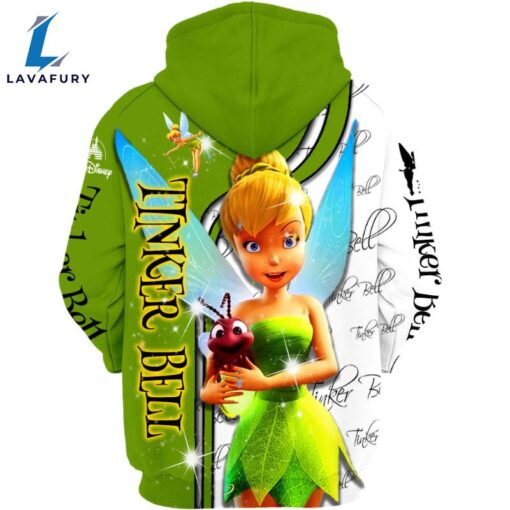 Tinker Bell Pattern Hoodie And Leggings Set