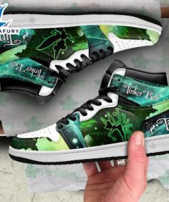 Tinker Bell Silhouette J1 Shoes Custom For Fans Sneakers