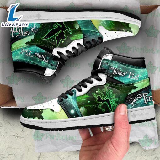 Tinker Bell Silhouette J1 Shoes Custom For Fans Sneakers