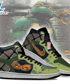 TMNT Michelangelo Mask J1 Shoes Teenage Mutant Ninja Turtles