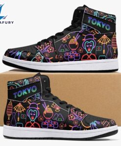 Tokyo Neon Style JD1 Sneakers Custom Country