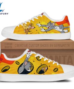 Tom & Jerry Jerry Cartoon Stan Smith Shoes For Kid