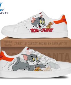 Tom & Jerry Tom Cat Cartoon Stan Smith Shoes For Kid