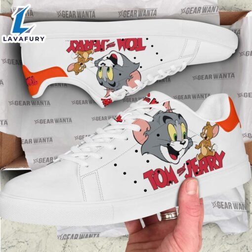 Tom & Jerry Tom Cat Cartoon Stan Smith Shoes For Kid