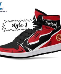 Trinidad & Tobago Flag JD1 Sneakers Custom Country