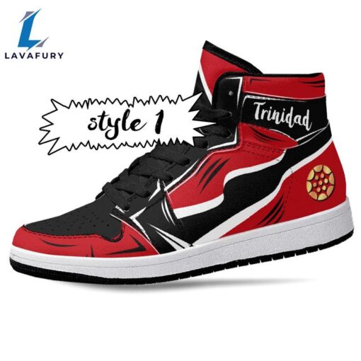 Trinidad & Tobago Flag JD1 Sneakers Custom Country