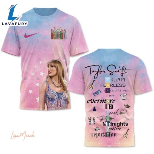 Ts. 1989 To Reputation Pasteltaylor Swift All Over Print Shirts