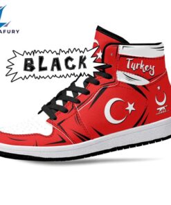 Turkey Flag JD1 Sneakers Custom Country