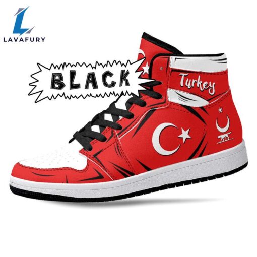 Turkey Flag JD1 Sneakers Custom Country