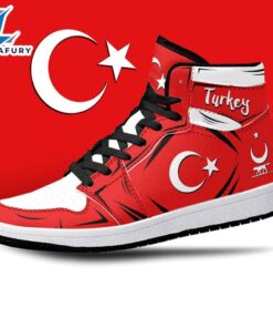 Turkey Flag JD1 Sneakers Custom…