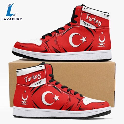 Turkey Flag JD1 Sneakers Custom Country