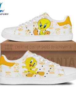 Tweety Cartoon Stan Smith Shoes For Kid