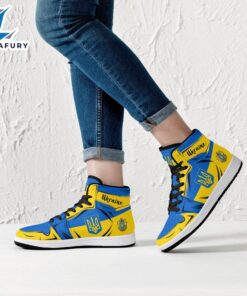 Ukraine Flag JD1 Sneakers Custom Country