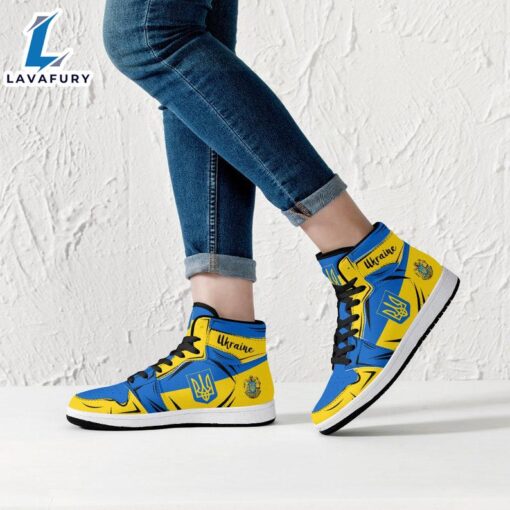 Ukraine Flag JD1 Sneakers Custom Country