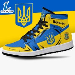 Ukraine Flag JD1 Sneakers Custom…