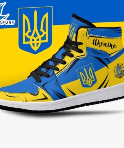 Ukraine Flag JD1 Sneakers Custom…