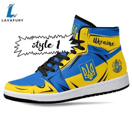 Ukraine Flag JD1 Sneakers Custom Country