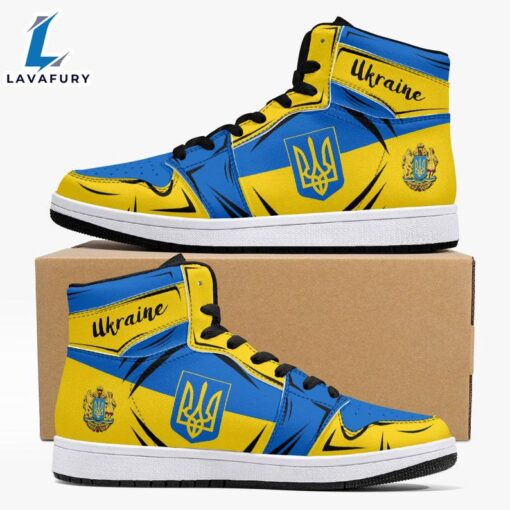 Ukraine Flag JD1 Sneakers Custom Country