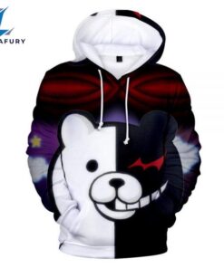 Unisex Colorful 3D Printed Monokuma…