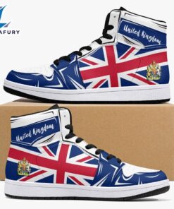 United Kingdom Flag JD1 Sneakers Custom Country