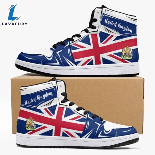 United Kingdom Flag JD1 Sneakers Custom Country