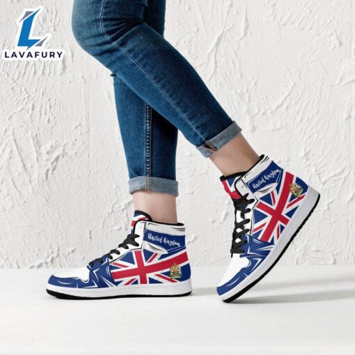 United Kingdom Flag JD1 Sneakers Custom Country