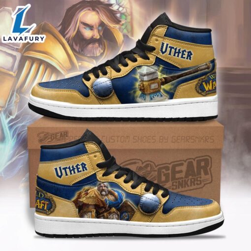 Uther World of Warcraft Shoes Custom For Fans