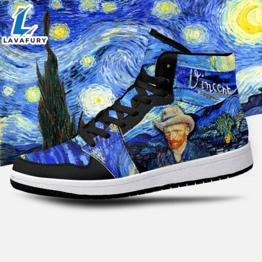 Van Gogh Self Portrait JD1 Sneakers Custom Country