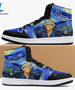 Van Gogh Self Portrait JD1 Sneakers Custom Country