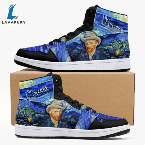 Van Gogh Self Portrait JD1 Sneakers Custom Country