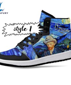 Van Gogh Self Portrait JD1 Sneakers Custom Country