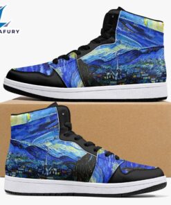 Van Gogh Starry Night JD1 Sneakers Custom Country