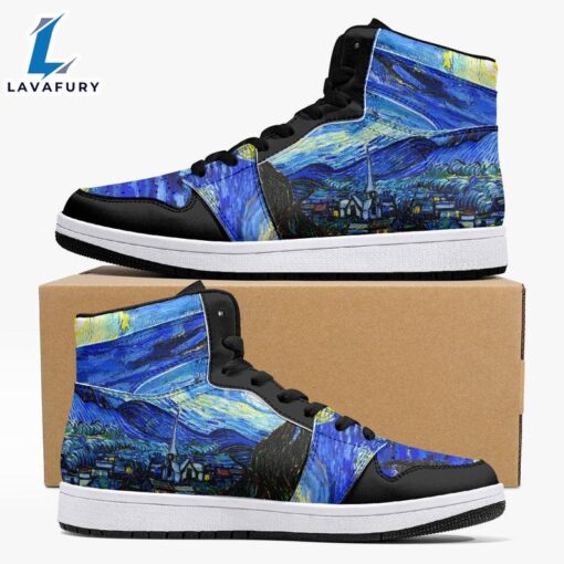 Van Gogh Starry Night JD1 Sneakers Custom Country