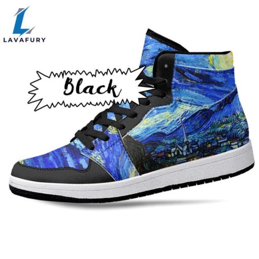 Van Gogh Starry Night JD1 Sneakers Custom Country