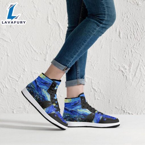 Van Gogh Starry Night JD1 Sneakers Custom Country