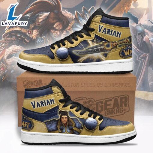 Varian World of Warcraft Shoes Custom For Fans