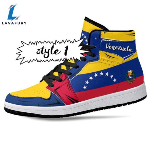 Venezuela Flag JD1 Sneakers Custom Country