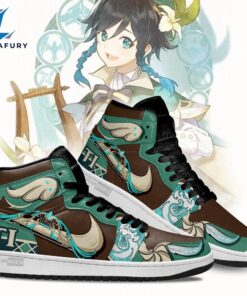 Venti J1 Sneakers Custom For Genshin Impact Fans