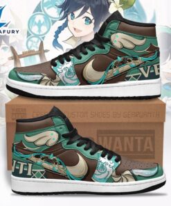 Venti J1 Sneakers Custom For Genshin Impact Fans